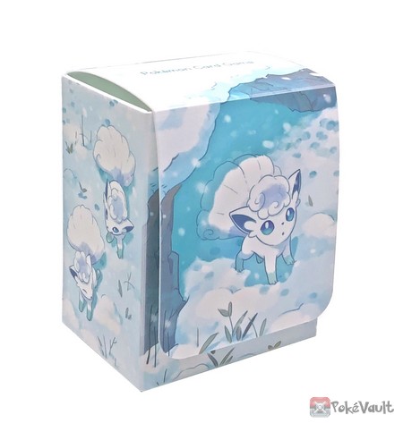 Pokemon Center 2022 Alolan Vulpix Card Deck Storage Box