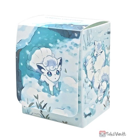 Pokemon Center 2022 Alolan Vulpix Card Deck Storage Box