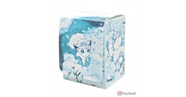 Pokemon Center 2022 Alolan Vulpix Card Deck Storage Box