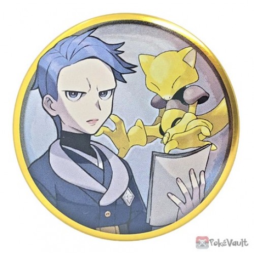 Pokemon Center 2022 Captain Cyllene Abra Hisui Button Collection Large Size Metal Button #4