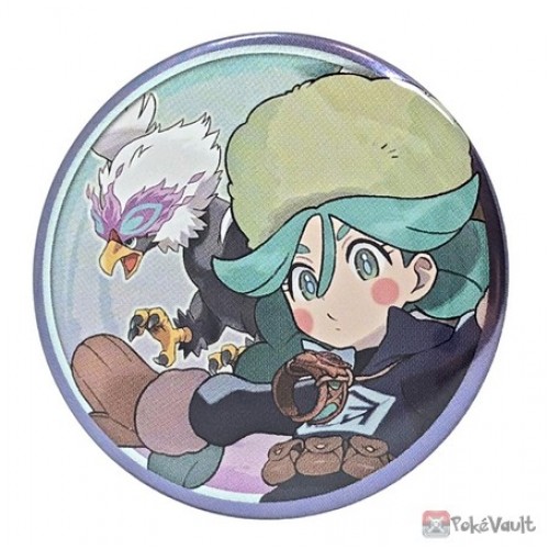 Pokemon Center 2022 Sabi Hisuian Braviary Hisui Button Collection Large Size Metal Button #17