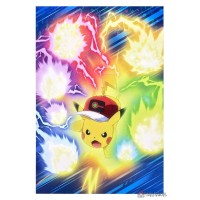 Pokemon 2022 Pikachu Tournament Battle Large Bromide Prism Holo Promo Card 31