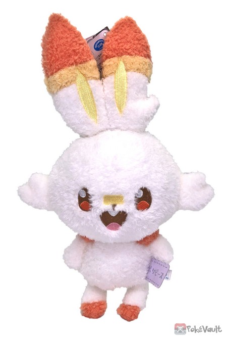 Pokemon 2022 Scorbunny Takara Tomy Poke Peace Plush Toy