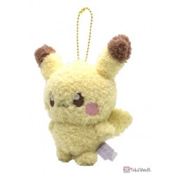 Pokemon 2022 Pikachu Takara Tomy Poke Peace Mascot Plush Keychain