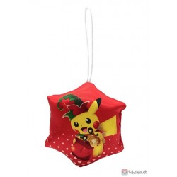 Pokemon Center 2022 Pikachu Braixen Christmas Toy Factory Plush Ornament #1