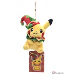 Pokemon Center 2022 Pikachu Christmas Toy Factory Mascot Plush Keychain