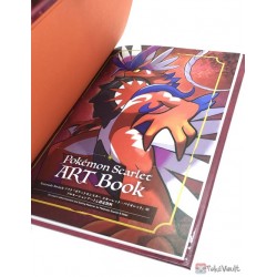 Pokemon Center 2022 Pokemon Scarlet Small Hardcover Art Book