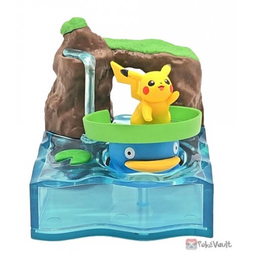 Pokemon 2022 Pikachu Lotad Re-Ment Pokemon World Series #2 Mysterious Fountain Figure