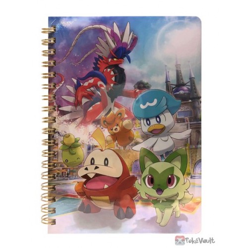 Pokemon Center 2022 Koraidon Scarlet Small Spiral Notebook