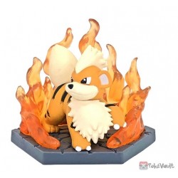 Pokemon 2022 Growlithe Diorama Collect Fire & Grass Takara Tomy Figure