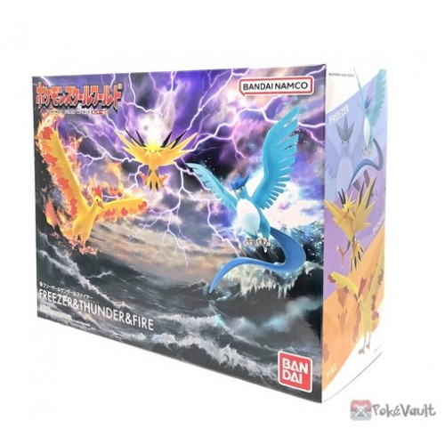 Kit Quadros Pokémon Articuno Moltres Zapdos Poster 23x33cm