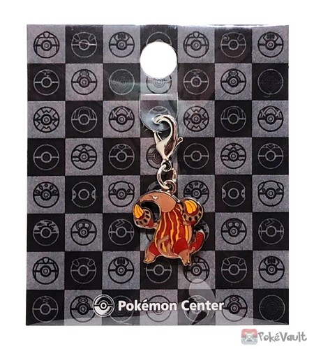 Pokemon Center 2023 Heatmor Metal Charm