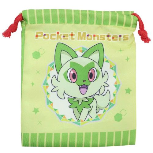 Pokemon 2023 Sprigatito Medium Drawstring Dice Bag
