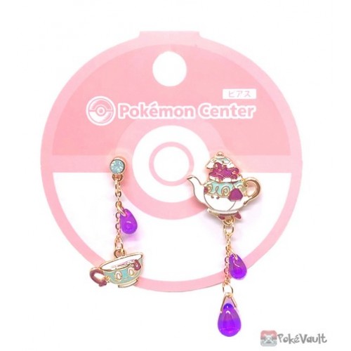 Pokemon Center 2023 Polteageist Sinistea Set Of 2 Earrings