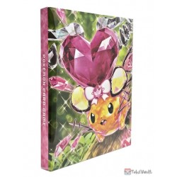 Pokemon Center 2023 Terastal Dedenne 4 Ring Hardcover Medium Card Binder