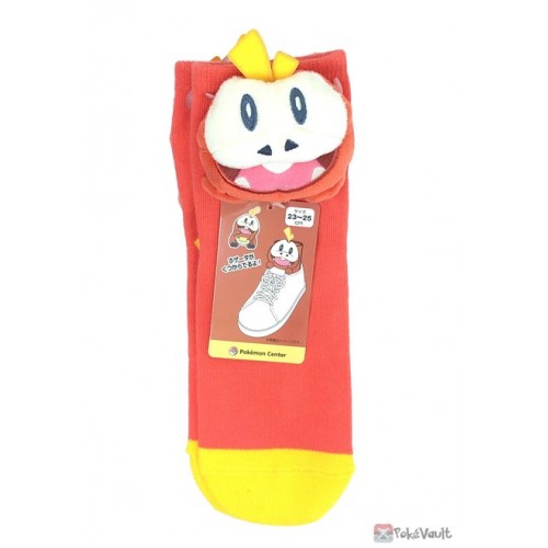 Pokemon Center 2023 Fuecoco Mascot Plush Adult Short Socks (Size 23-25cm)