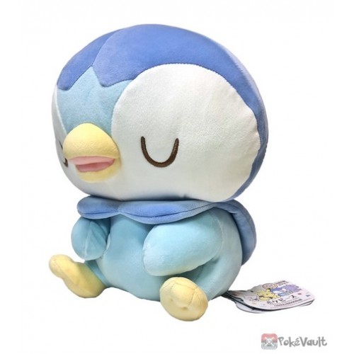 Pokemon 2023 Piplup Sleeping Takara Tomy Poke Peace Large Plush Toy