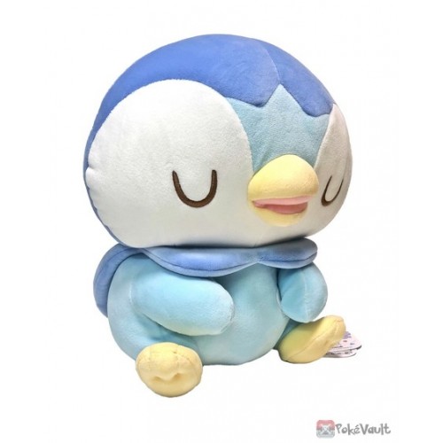 Pokemon 2023 Piplup Sleeping Takara Tomy Poke Peace Large Plush Toy