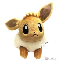 Pokemon Center 2025 Eevee LifeSize Plush Toy Lying Down Version