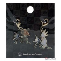 Pokemon Center 2025 Silvally Type Null Set of 2 Metal Charms