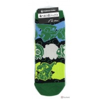 Pokemon Center 2025 Larvitar Aron Gible CAVE DWELLER Adult Short Socks Size 2325cm