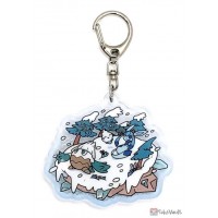 Pokemon Center 2025 Glaceon Snover Vanillite OTENKI TEAM Acrylic Shaka Shaka Keychain 5