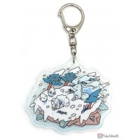 Pokemon Center 2025 Alolan Ninetales Vulpix Vanillite OTENKI TEAM Acrylic Shaka Shaka Keychain 6