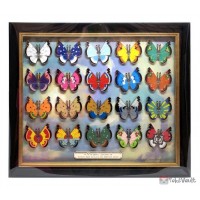 Pokemon Center 2025 Vivillon Pin Badge Framed Set Of 20 Pins