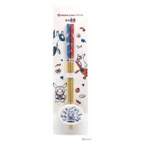 Pokemon Center Fukuoka 2025 Latias Latios Ramen Pikachu Grand Opening Ippudo Chopsticks amp Ceramic Rest Set
