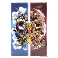 Pokemon 2021 Pikachu Tyrantrum Aerodactyl Pokemon Fossil Museum Magnet Main Art Version