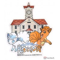 Pokemon 2025 Vulpix Alolan Vulpix Hokkaido Local Acts Sticker Sapporo Clock Tower Version