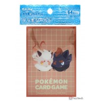 Pokemon Center 2025 Zorua Hisuian Zorua Two Of A Kind Set Of 64 Deck Sleeves