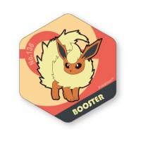 Pokemon 2025 Flareon Honeycomb Acrylic Magnet Big Vol 3