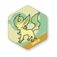 Pokemon 2025 Leafeon Honeycomb Acrylic Magnet Big Vol 3