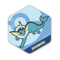 Pokemon 2025 Vaporeon Honeycomb Acrylic Magnet Big Vol 3