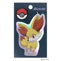 Pokemon Center 2025 Fennekin Silver Holo Sticker