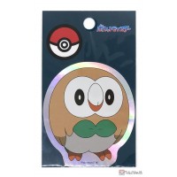 Pokemon Center 2025 Rowlet Silver Holo Sticker