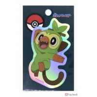 Pokemon Center 2025 Grookey Silver Holo Sticker