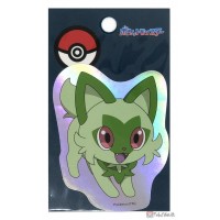 Pokemon Center 2025 Sprigatito Silver Holo Sticker