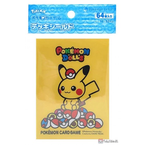 Pokemon Center Original Card Game Sleeve Pikachu Pro 64 sleeves