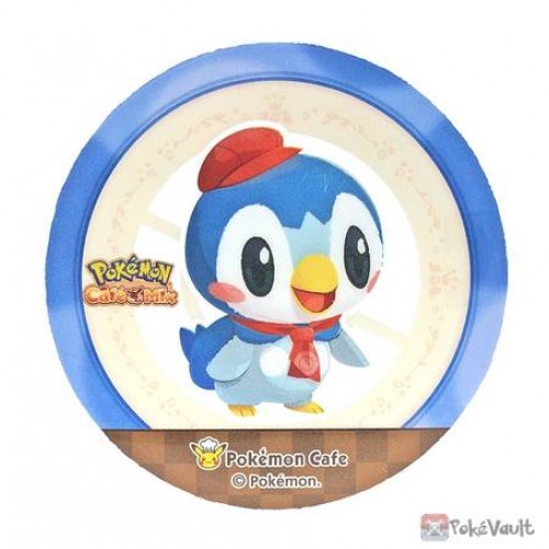 Pokemon Cafe 2020 Piplup Clear Plastic Coaster Prize Series #11