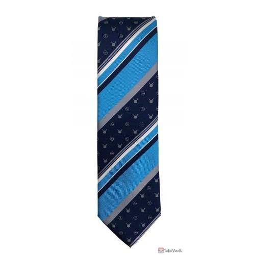 Pokemon 2024 Pikachu Adult Mens Necktie 4 (Navy Stripe)