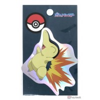 Pokemon Center 2025 Cyndaquil Silver Holo Sticker