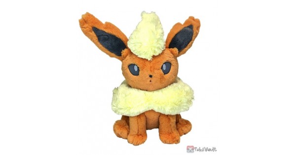 Pokemon Center 2022 Flareon Large Fluffy Hugging Plush Toy