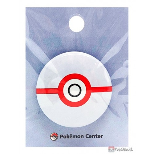 Pokemon Center 2022 Premier Ball Handicraft Metal Button