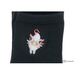 Pokemon Center 2022 Hisuian Zorua Embroidered Adult Middle Length Socks (Size 25-27cm)