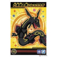 Pokemon 2025 Shiny Black Rayquaza Rayquaza Rising Large Bromide Prism Holo Promo Card 30