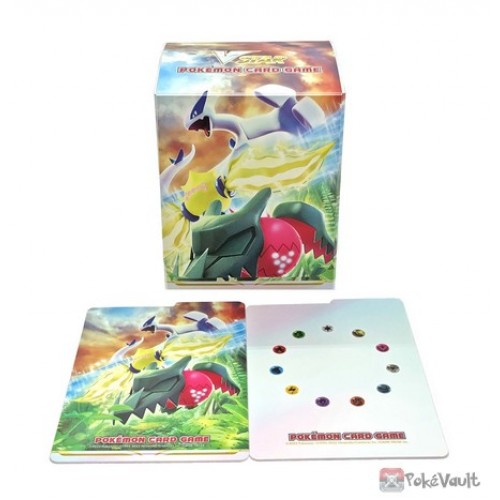 Pokemon Center Original Card Game Flip deck case Lugia Regidrago Regieleki