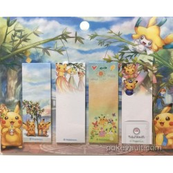 Pokemon Center Tohoku 2017 Renewal Opening Pikachu Jirachi Victini Snivy & Friends Post It Notes