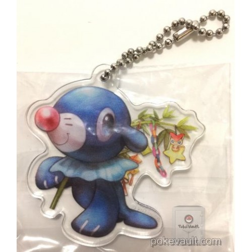 Pokemon Center Tohoku 2017 Renewal Opening Popplio Acrylic Plastic Keychain Version 4